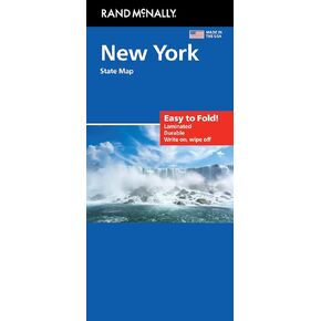 Rand McNally Easy to Fold: New York State Laminated Map