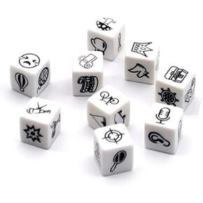 Happy Story Dice 9 Story Cubes Game to Create Stories Creativity Hub he Voyages - A Happy Trip Telling and Oral Language Dice 54 Images Unlimited Stories Combination Iconic Storytelling Game