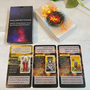 Tarot Cards Set，Tarot Cards for Beginners,Tarot Cards with Guide Book,Tarot Cards with Meanings on Them