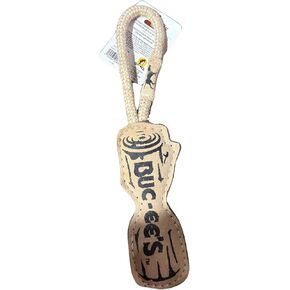 Buc-ee's Natural Tug-of-War Dog Toy - Durable Rope for Interactive Play and Chewing (Log), Brown