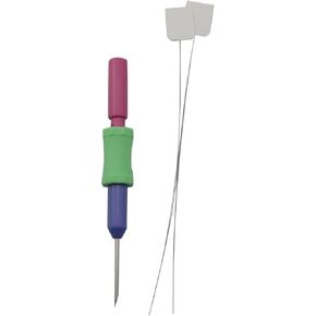 XGNG Three-Color Felting Threader Needle Adjustable Embroidery Punch Needle Pen Tool for Embroidery Rug DIY Handmade Art Crafts Stitching Applique Embellishment