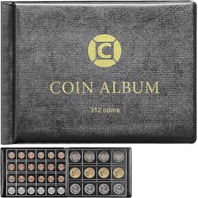 Coin Collection Supplies Book Holder for Collectors
