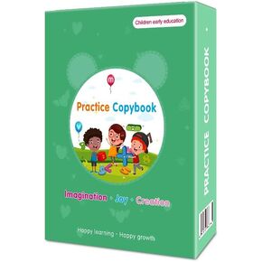 Reusable Magic Practice Copybook for Kids, 5 Books+Pens,Grooved Handwriting Workbooks,Handwriting Book Practice,Reusable Writing Practice Book,Writing Practice for Kids Age 3-8