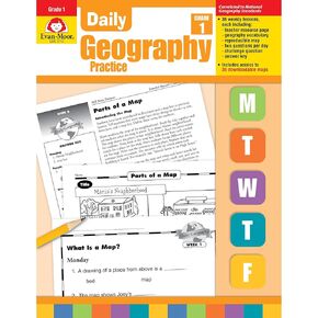 Evan-Moor EMC3710-A1 Daily Geography Practice Book, Grade 1