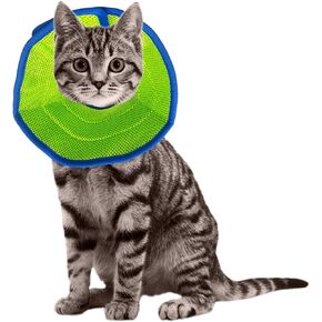 طوق لاستعادة الحيوانات الأليفة ، مخروط الكلب الناعم القابل للتعديل لبعد الجراحة ، طوق إليزابيثان خفيفة الوزن ، خفيفة الوزن ، واقي للكلاب القطط الكبيرة المتوسطة (بولي ، S: 9-10.6 ") in Kuwait