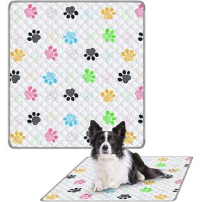 Washable Pee Pads for Dogs, 2 Pack Super Absorbent Reusable Puppy Pads for Potty Training, Floor, Couch, Bed, and Crate, 63'' x 63''