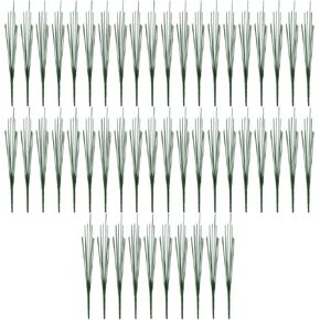 Aynaxcol 50Pcs 14 Inches Dark Green Floral Wire Stems Floral Wire for Plastic Artificial Flower Crafts DIY Craft Bouquet Floral Stem Wire Flower Arrangements with 10 Heads of Branches