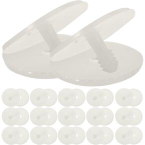 Nolitoy 50 Set 35mm Doll Noints Blocal Plastic Doll Nofts Making Making Pists ومفاصل الرأس لصنع الدب DIY الحرف DIY