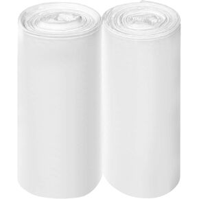 Cat Litter Box Liners, Large garbage bag, 20 Count per Roll, 2 Rolls, Tear, Multi-Use for Cat litter box, Self Clean Little Box, Kitchen, Office, and Trash Can