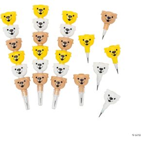 Fun Express DOG STACKING PENCIL - Stationery - 12 Pieces