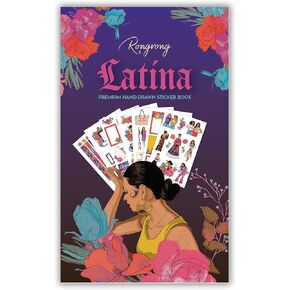 Rongrong Latina Planner Stickers Book for Planners, Calendars, Journals and Projects – Premium Quality Hand Drawn Perfect for Making Your Planner Beautiful – Scrapbook Accessories – 24 Pages