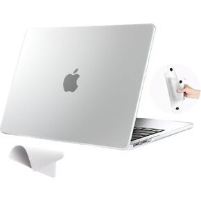 Non-Rigid Case Compatible with MacBook Pro 13 inch M2 M1 A2338 A2251 A2289 A2159 A1989 A1706 A1708, 2022-2016 Release, Anti-Cracking Shell Cover, Matte Clear