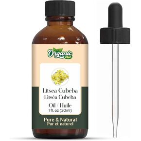 Litsea Cubeba Oil | Pure & Natural Essential Oil for Aroma & Diffusers- 30ml/1.01fl oz