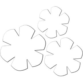 TXIN Bowl Cozy Template, Flower Pattern, Acrylic, 8/10/12 Inch