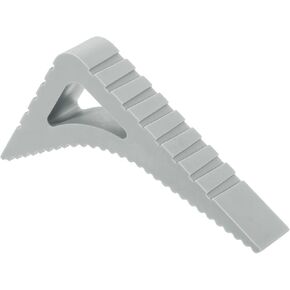 uxcell 1 Pcs Door Stoppers for Bottom of Door, 0.83 inch Door Stops, Rubber Door Stopper Wedge, Window Stopper Door Gaps Sturdy Stackable, Grey