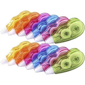 SEWACC 24pcs Household White-out Tape Correcting Tapes As titanium Dioxide Student Gum School Correction Tapes