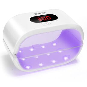 UV Light for Resin Curing - Double Sided UV Resin Light, Fast & Both Side Curing for UV Resin, UV Resin Lamp for Resin Jewelry Making, Resin Molds Curing, DIY Resin Project