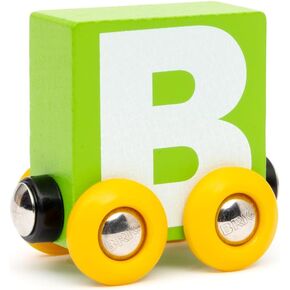 BRIO – Letter Train B | Wooden Train Set Accessory Toy for Kids Age 2 Years Up