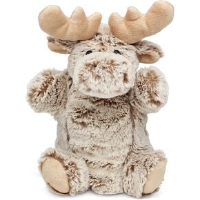 DolliBu Moose Plush Hand Puppet For Kids - Soft Plush Stuffed Animal Hand Puppet Toy for Puppet Show Games & Puppet Theaters for Kids, Adult's Cute Puppets Educational Toy to Teach Children & Toddlers