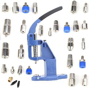 Eyelet Grommet, Snap Button, Rivet Tablet Hand Press Machine Complete Set