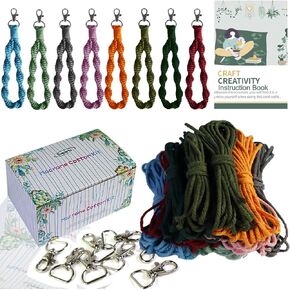 Macrame Starter Kit (Macrame Keychain Kit)