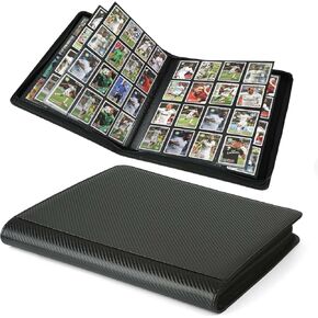 Premium Ringless Trading Card Binder - 1000+ Capacity, 16 Side-Loading Pockets per Page, Archival-Quality Protection & Anti-Slip Spine for TCG, MTG, Sports Cards