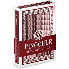 Brybelly Single Red Deck Pinochle Playing Cards