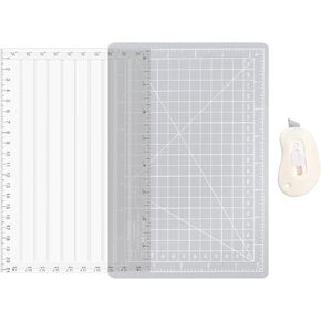 Quick Trimmer Tool for Foil and Paper with Blade, Craft Stamping Foil Paper Cutters Easy Crafting Trimming Tools for Trimming Thin Paper Strips As In Sentiment Strips Easily Cuts Foil To Size (Mint)