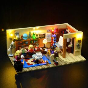 BRIKSMAX Big Bang Theory Led Lighting Kit- Compatible with Lego 21302 Building Blocks Model- Not Include The Lego Set