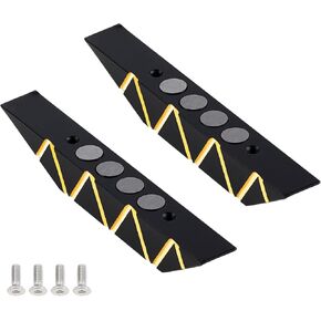 Brass Boulder Bars Adjustable Weights with Tungsten Slugs for Redcat Ascent-18 1/18 Scale RC Crawler Car Upgrades,Black Coating