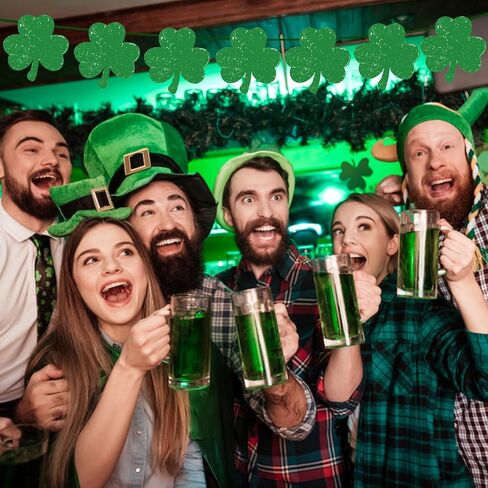 72 PCS St. Patrick's Day Shamrocks Crapouts Shamrocks Cutts 6 inch Clover Green Clover Cuts for Irish St. Patrick's Day Party ، مشاريع الحرف المدرسية للأطفال ، زخارف لوحة الإعلانات in Saudi Arabia