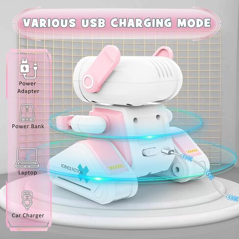 Robot Toys for Kids, 2.4Ghz Remote Control Robot Toys with Auto-Demonstration, Dance Moves, Music and LED Eyes, RC Robot Toys Gift for 3-12 Year Toddler Children Teen for Birthday Halloween Christmas in Saudi Arabia
