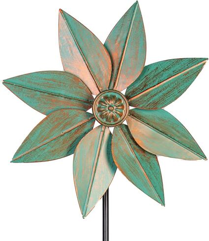 DREAMYSOUL Pinwheels for Yard and Garden, 38 Inches Metal Kinetic Wind Spinner for Outdoor Garden Patio Yard Decor in Kuwait