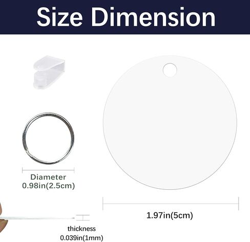 240 Pcs metal Sublimation Keychain Blanks Bulk,Sublimation Ornament Blanks,Double Sided Sublimation Blanks Keychain in Kuwait