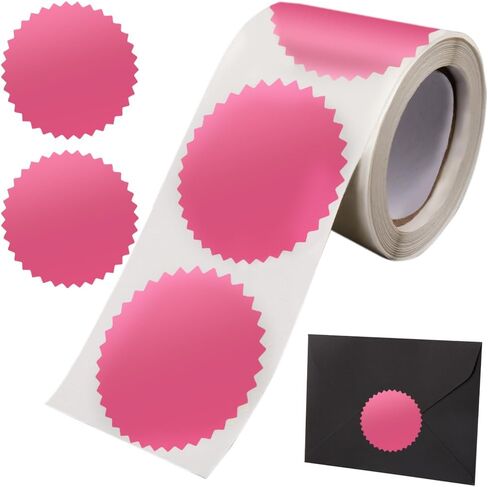 CRASPIRE 250PCS DIVENOPE SEALS ملصقات فارغة ملصقات الشهادة الوردي جائزة ملصقات ملصقات معاد in Kuwait