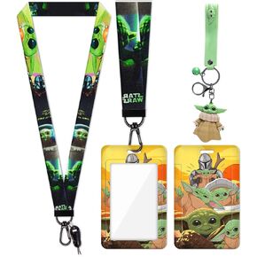 Neck Lanyard with ID Badge Holder for Keys Key Chain Card Adorable Cartoon Lanyards for Women Men Guys Girl Boys Kids Presents GS410