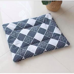 Comfort Cotton Breathable Pet Mat – Soft Canvas Cotton, Stylish, All-SeasonComfort,Machine Washable, Chew-Resistant, Comfortable for Dogs and Cats, and Colors. B (Small)