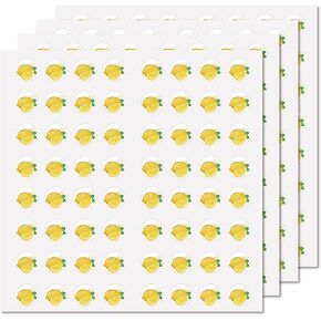 CREATCABIN 512pcs Lemon Planner Stickers Self-Adhesive Stickers with Planners Journals Agendas DIY Calendar Crafting Tabs Events Flags 8 Sheets Decoration for Gifts Box Envelope Seals