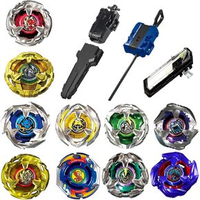 Bey Battling Set,Spinninning Top Burst Blade Toy Combat Battling Game Set, Spinning Launchers, Greats Birthday Gift for Boys, 10 Spinning Tops