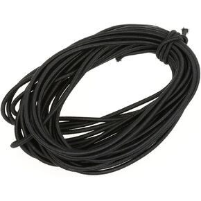 COTOWIN 1/8-Inch (3 mm) by 10-Yard Black Heavy Round Cord Elastic (Cut)