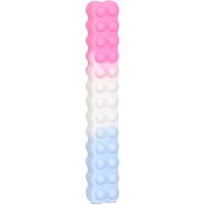 Iscream Fidget Fun 10 "3D Popper Bar للهدوء والتركيز - Ombre الوردي والأزرق