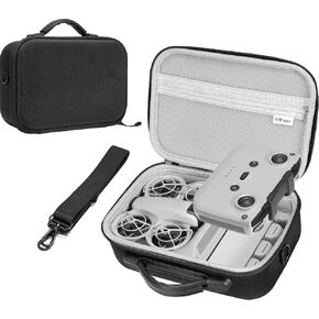 FPVtosky Neo Carrying Case Drone Portable bag for DJI Neo Fly More Combo Compact Bag for DJI Neo with RC-N3 Storage Drone Accessories Black