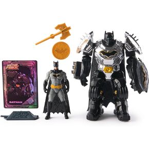 DC Comics, Metal Force The Joker Action Figure, 6-Inch with 4-Inch Mini Figure, Built-in Blaster and Armor Suit, Super Hero Kids Toys for Boys and Girls Ages 4 and Up