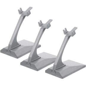 3Pcs Airplane Display Stand Plastic Model Airplane Holder for Desktop Aircraft Model Display Risers for Model Kits and Showcasing Collectibles