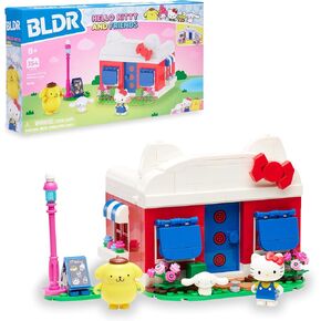 Hello Kitty و Friends ، مجموعة بناء مقهى Dream's Hello Kitty - Hello Kitty و Cinnamoroll و Pompompurin Minifigures - Kids and Sanrio Fans Ages 8+ ، 0076