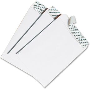 غلاف كتالوج متارك الجودة Redi-Strip ، 12 × 15 1/2 ، أبيض ، 100/صندوق