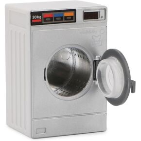 Dollhouse Miniature Washing Machine 1:12 Furniture Appliance Model Laundry Machine Mini House Washer Decoration Accessories Openable Lid Washer Dryer (Plastic)
