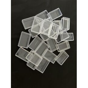 Art&Beauty Transparent Plastic Empty Watercolor Paint Pans_24pcs Full Pans(Transparent Color)
