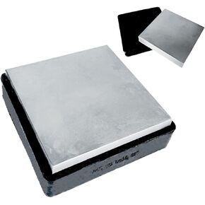 BENCH WIZARD 4" Steel Bench Block with 4-3/16" Rubber Block || Jewelers Anvil - Great for Jewelry Repair and Making, Metal Stamping and General Hobby and Craft Work