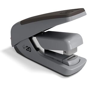 STAPLES TRU RED One-Touch CX4 Desktop Stapler, 20-Sheet Capacity, Black/Gray (TR58482)